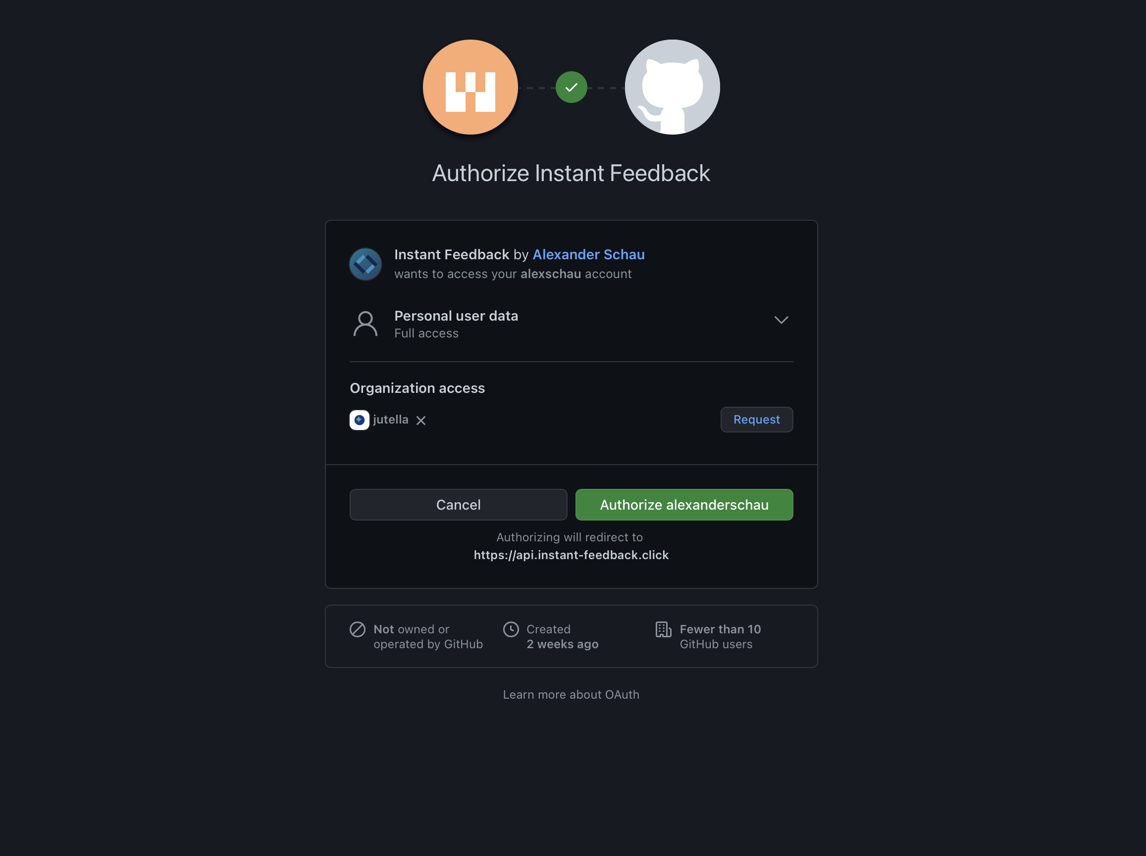GitHub Access Request